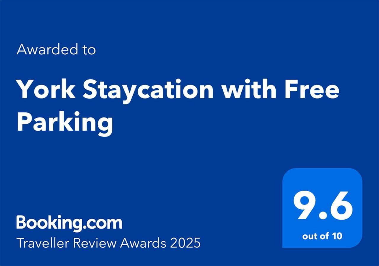 York Staycation With Free Parking Extérieur photo
